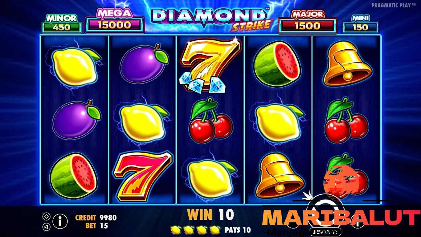 Diamond Strike: Slot Seru dengan 15 Garis Pembayaran dan Empat Jackpot Menanti