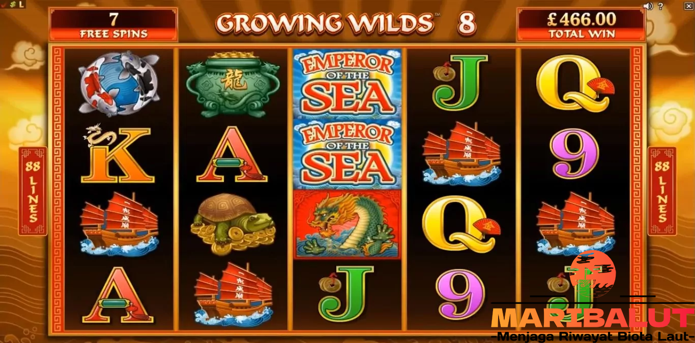 Emperor of the Sea: Slot Bertema Penjelajahan Cina dengan 88 Garis Keberuntungan