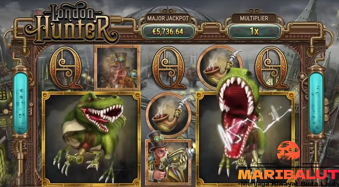 London Hunter: Slot Steampunk Unik dengan Detektif Era Victoria dan T-Rex dari Habanero