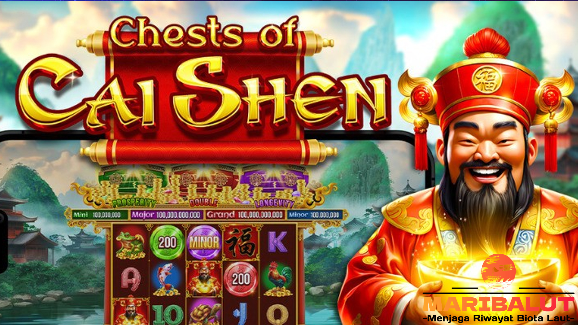 Gokil Slot Chest of Cai Shen: Jackpotnya Bikin Melongo