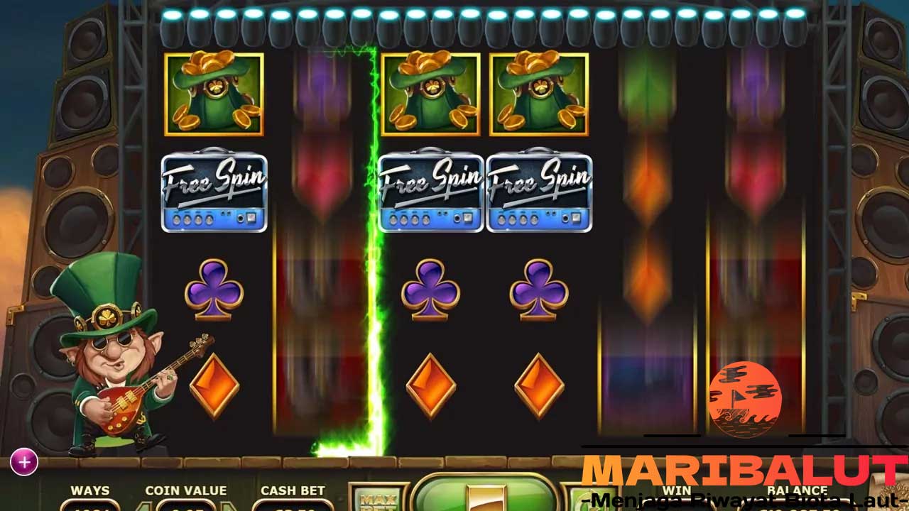 Rainbow Ryan Slot Online: Gabungan Leprechaun Irlandia dan Rock N' Roll yang Seru dengan 4096 Cara Menang