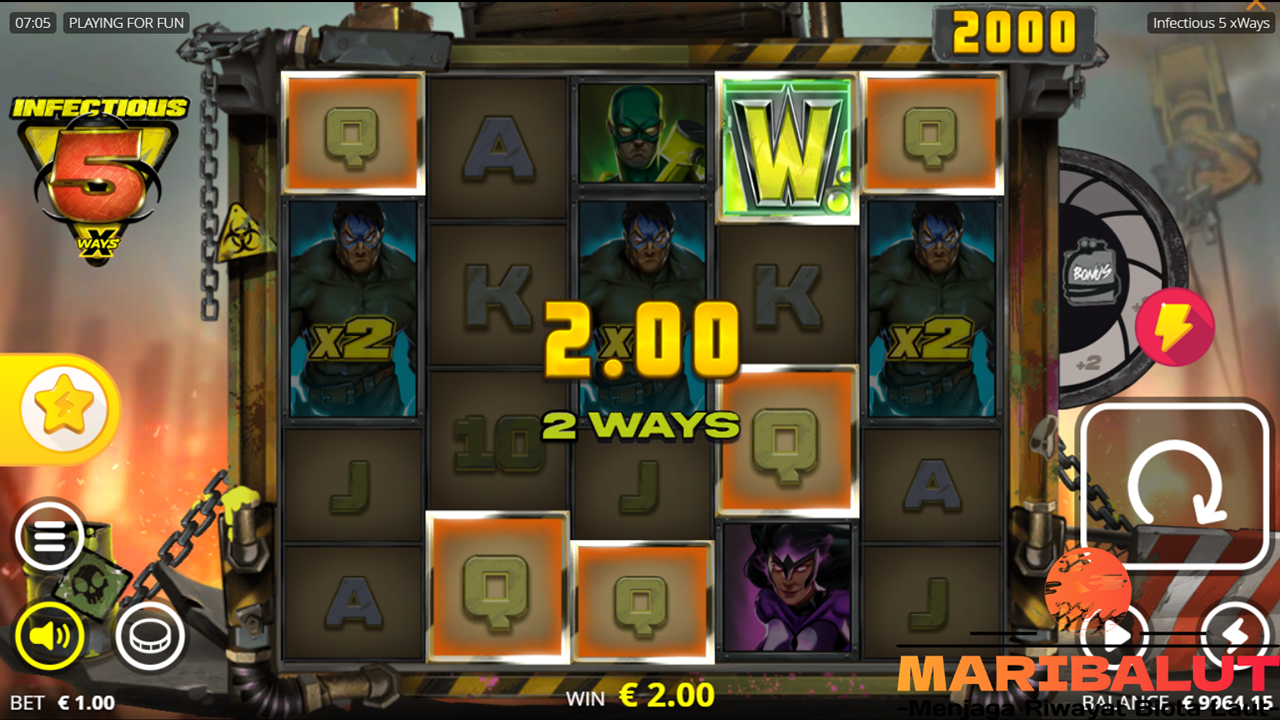 Infectious 5 xWays dari Nolimit City: Menangkan Hadiah Utama 55.555x Taruhan