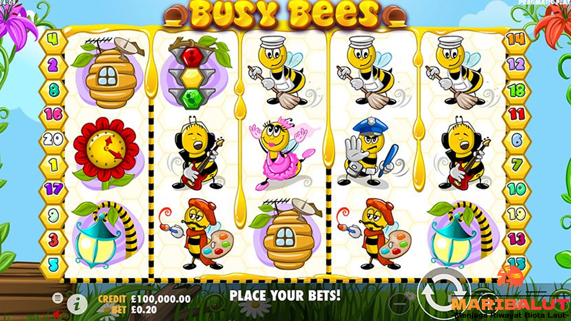 Terbang Tinggi Bersama Lebah-Lebah Beruntung di Slot Busy Bees