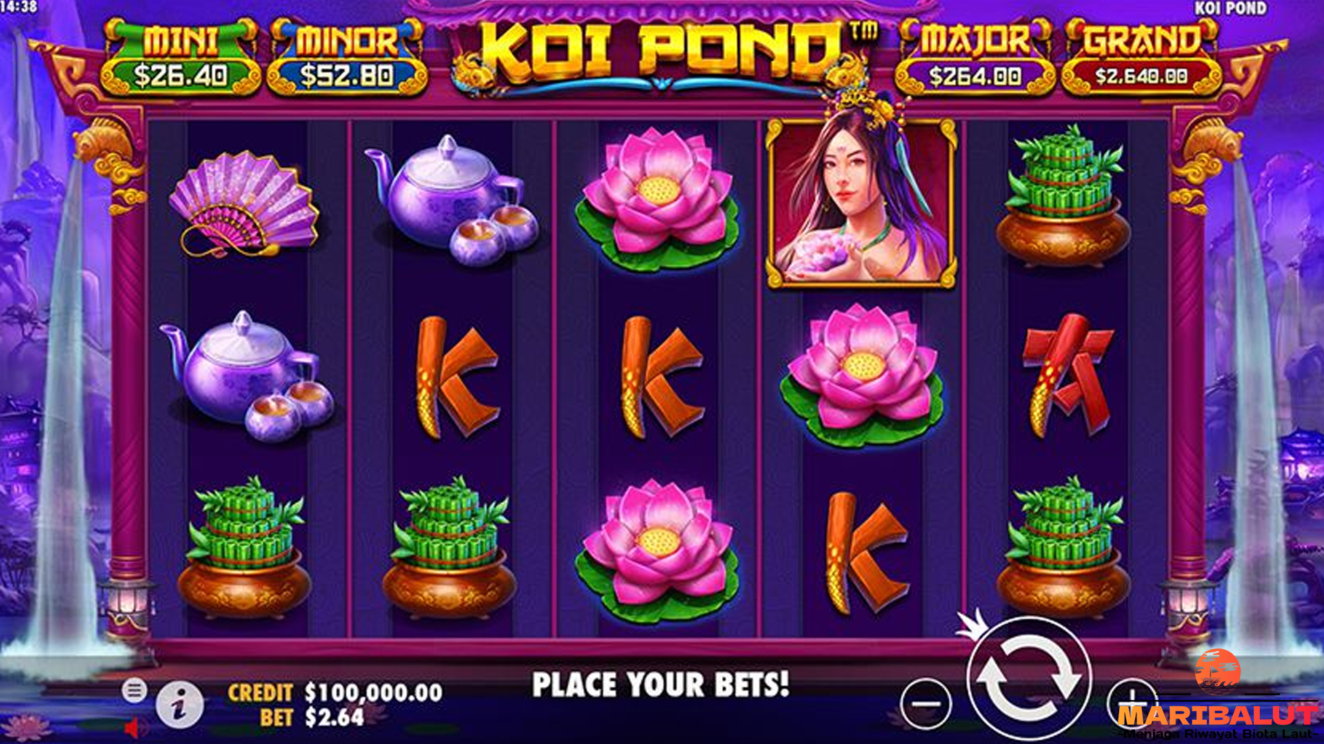 Koi Pond: Slot dengan Grafis Memukau dan Jackpot Menggiurkan