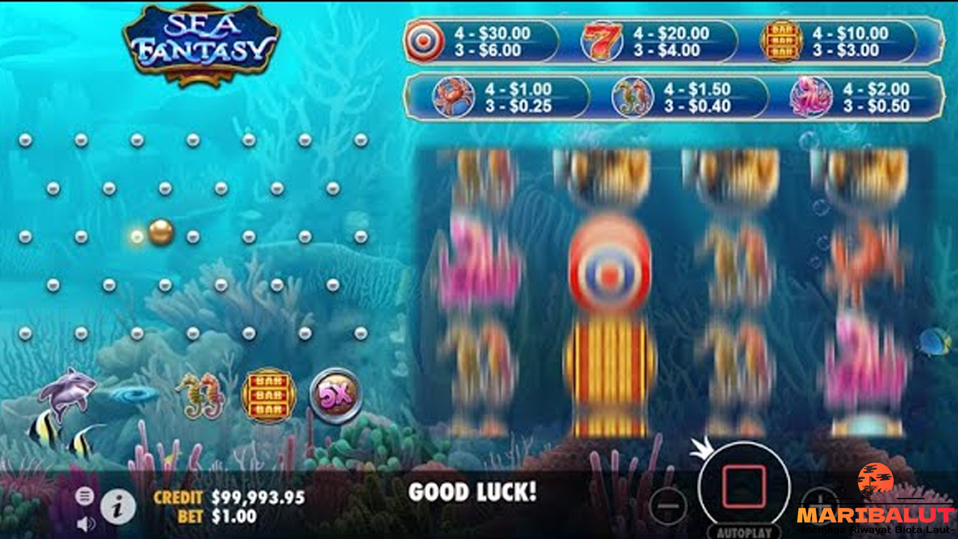 Sea Fantasy: Slot Online Bertema Laut yang Menarik Unik
