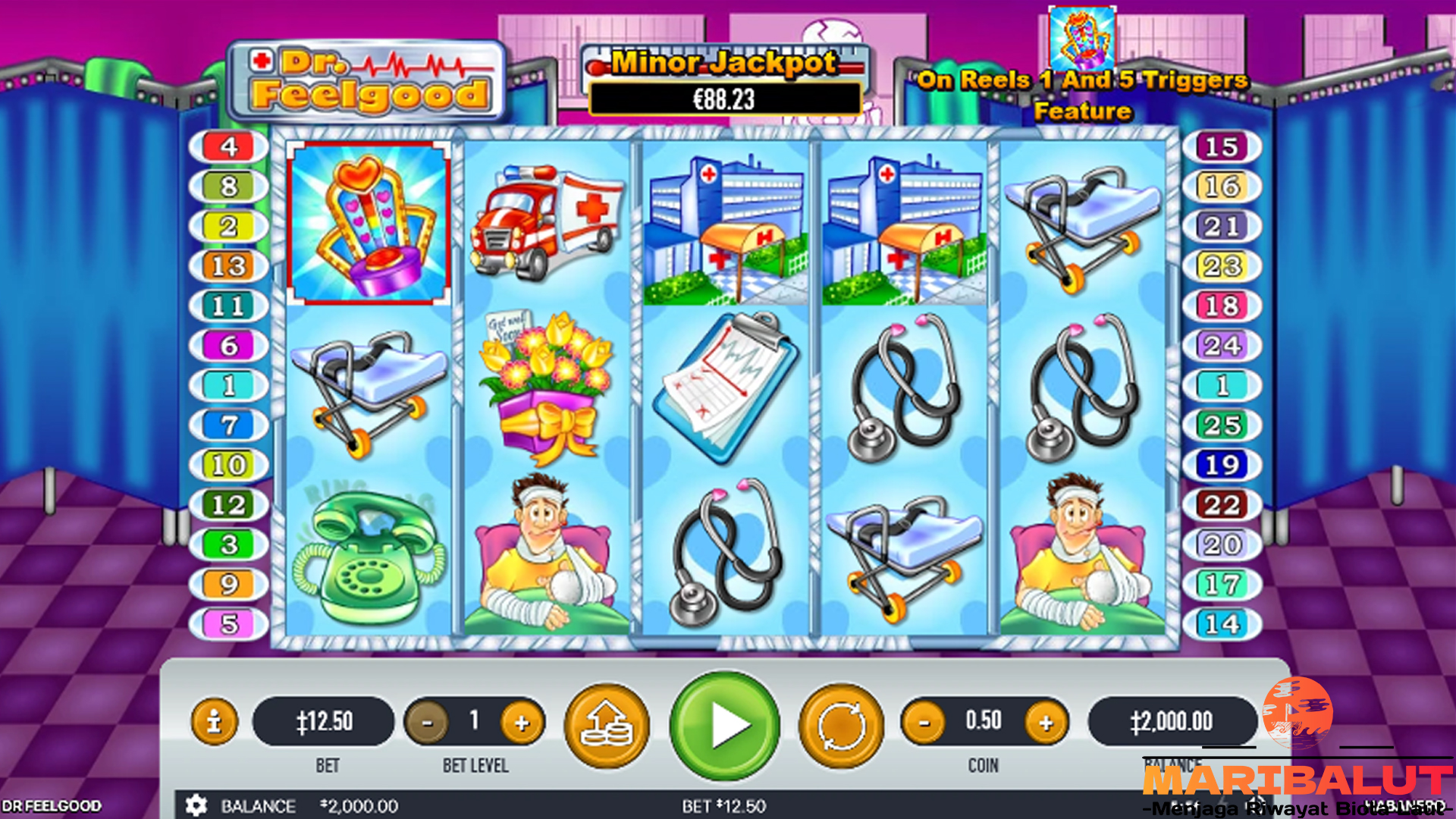 Slot Dr Feelgood: Kesehatan & Kemenangan dalam Satu Putaran