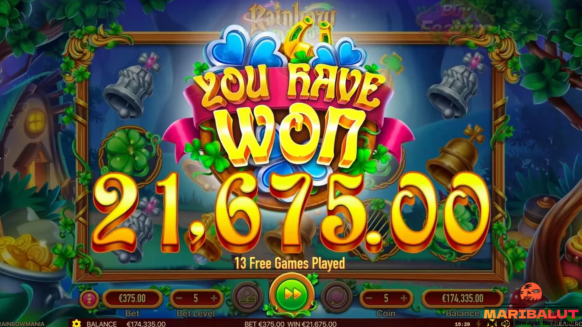 Cnnslot Ungkap Rainbowmania Angka Rtp Mencapai 86%