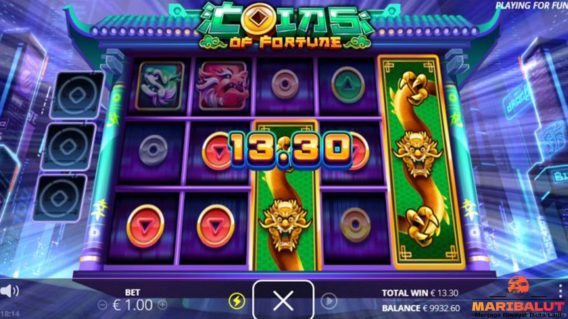 Scatter Coins Of Fortune Kasih 5 Spin Gratis Mantap