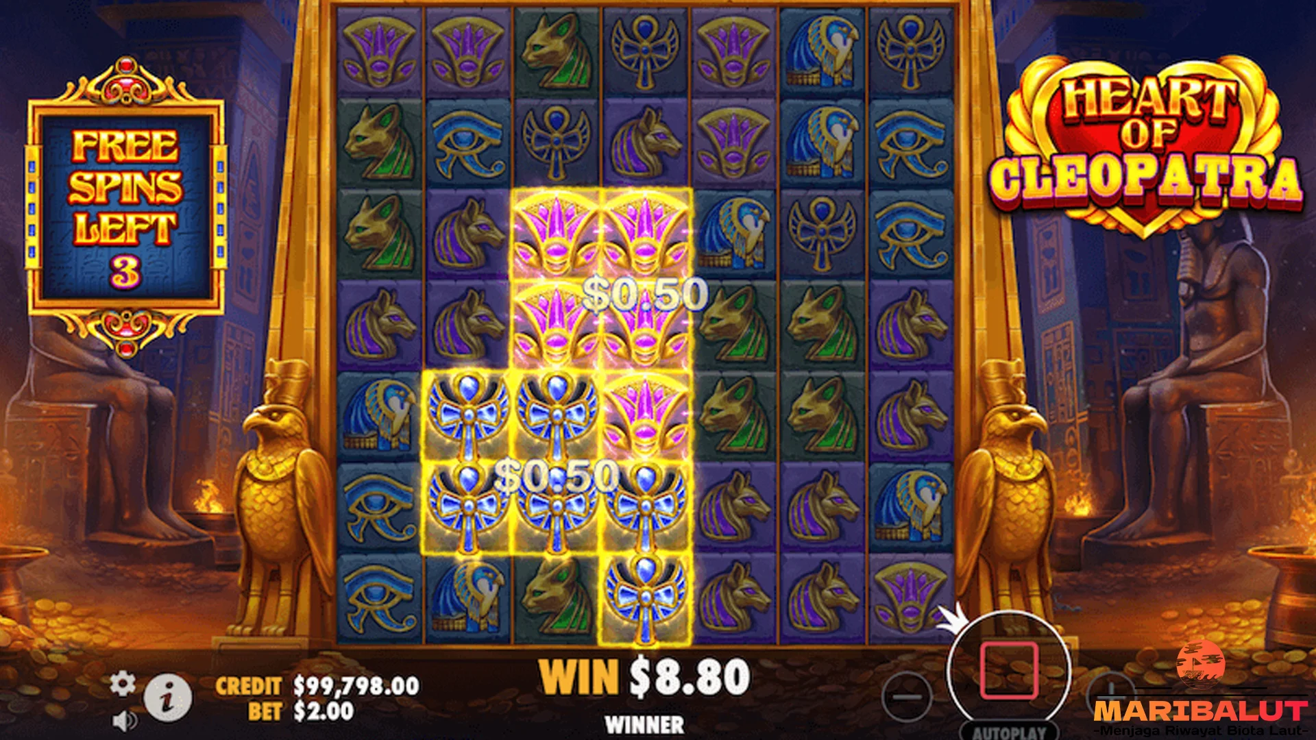 Algoritma Acak Heart Of Cleopatra Wave 5 Terbukti